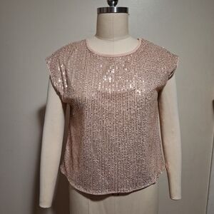 Sequin Pink Women's Top